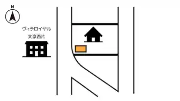 特P 《軽・コンパクト》西片2-6-9駐車場の図面