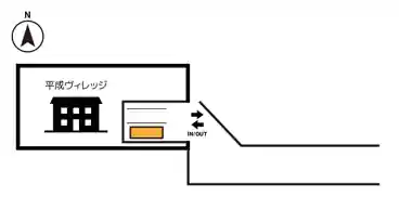 特P ≪バイク専用≫ 平成ヴィレッジ駐車場の図面