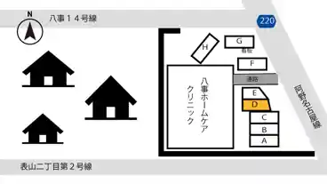 特P 表山2-2404駐車場の図面