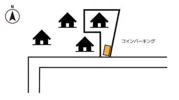 特P 《軽・コンパクト》中町2-6-6駐車場の図面