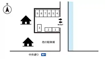 特P 中央2-4-5駐車場の図面