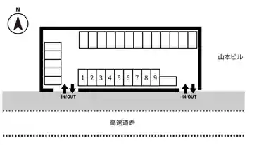 特P 黄金1丁目4-9駐車場の図面