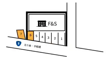 特P 手稲本町二条5-2-1駐車場C2のその他2