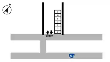 特P 坂本町232-7駐車場の図面