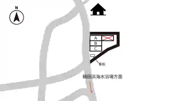 特P 下田市五丁目１１−２６付近　NABETA InNlet 第２駐車場の図面