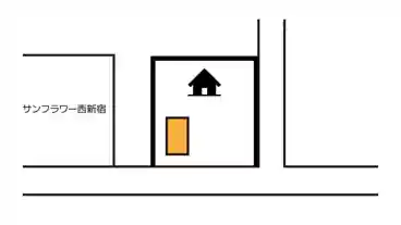 特P 西新宿4-8-10駐車場の図面
