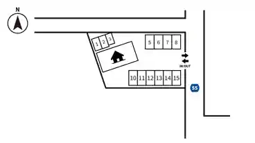 特P 上山口1492-1駐車場の図面