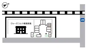 特P ヴォーガコルテ横濱青葉駐車場の図面