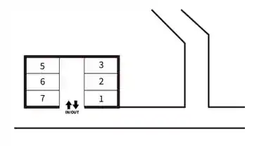 特P 西芳苑モータープール第2の図面