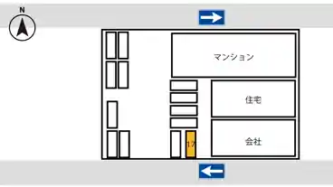 特P 【17番】ラフィネ1番町駐車場の図面