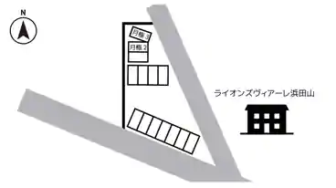 特P SANパーク高井戸東4駐車場の図面