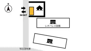 特P 牛田町原山14-8駐車場の図面