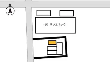 特P 【軽・バイク専用】株式会社サンエネック南側駐車場の図面