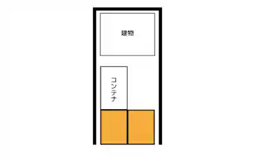 特P rental villa 海駐車場の図面