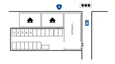 特P 昭和通9丁目322駐車場の図面