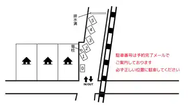 特P 【0番/軽自動車専用】字天神36-9駐車場の図面