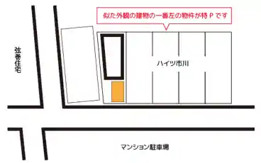 特P 弦巻5-8-9駐車場の図面