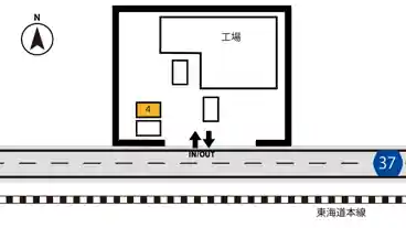 特P 【軽専用】西方2183-2駐車場の図面