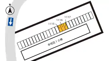 特P 【1115番・1116番・1117番】本地荘駐車場の図面