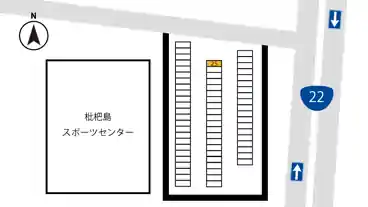 特P 【25番】枇杷島荘駐車場の図面