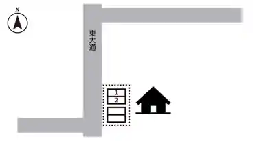 特P 東四条南5-18-9駐車場の図面