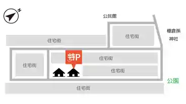 特P 田辺棚倉5-28駐車場の図面