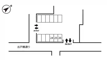 特P 東大宮5-34-10駐車場の図面