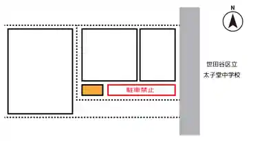 特P 太子堂3-26-12駐車場の図面