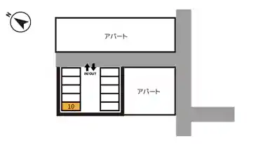 特P 西船5-17駐車場の図面