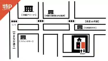 特P 山内2-27-36駐車場の図面