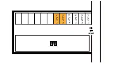 特P 福庭町1-104 アンジュ駐車場の図面