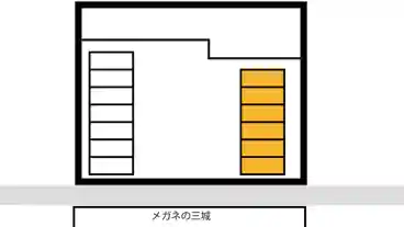 特P 百々西町12-34駐車場(メガネのミキ目の前)の図面