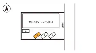 特P 《軽・コンパクト》センチュリーハイツ川口駐車場の図面