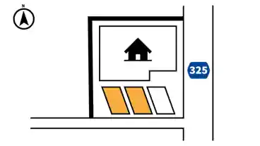 特P 厚別中央四条2丁目19-16駐車場の図面