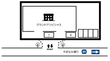 特P 美里6-1-36駐車場の図面