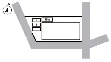 特P 東大利1-14-18駐車場の図面