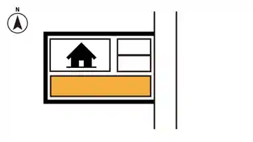 特P 【南側】小橋町駐車場の図面