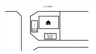 特P 木津川台8-27-13駐車場の図面