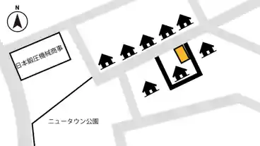 特P 堀越1673-86 ニュータウン公園付近駐車場の図面