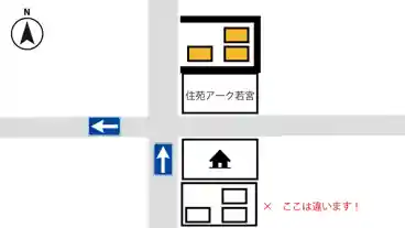 特P 【平日18時以降】若宮町４丁目35-5付近駐車場の図面