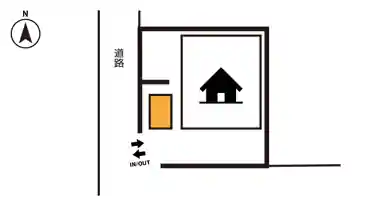 特P 中央区登戸3-21-5駐車場の図面