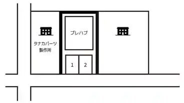 特P 八千代台北12-19-9駐車場の図面