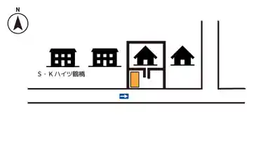 特P 《軽・コンパクト》鶴橋3-1-29駐車場の図面