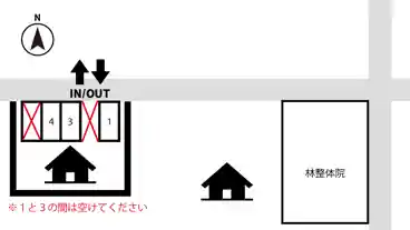 特P 中川町2ー34駐車場の図面