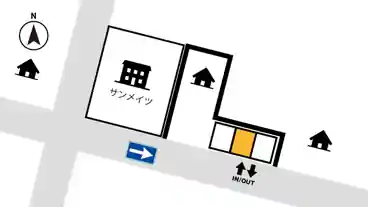 特P 【月極】中町3-5-8駐車場の図面