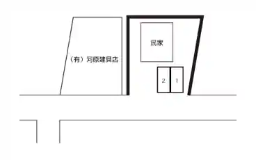 特P 新井町1-2駐車場の図面