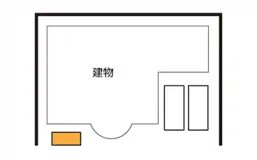 特P 【B】軽＆バイク専用　鎌倉/長谷・由比ガ浜駐車場の図面