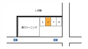 特P 【土日祝限定】岡崎市井田町4-86-1駐車場の図面