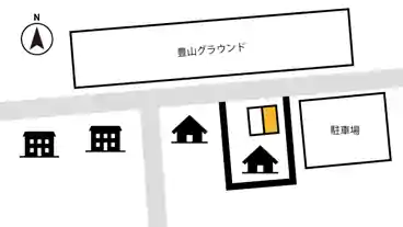 特P 豊場和合143-2付近駐車場の図面