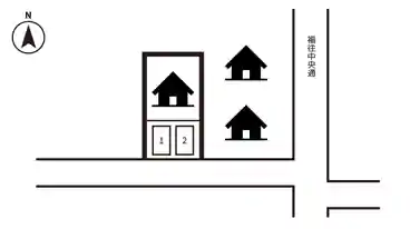 特P 福住一条三丁目駐車場の図面